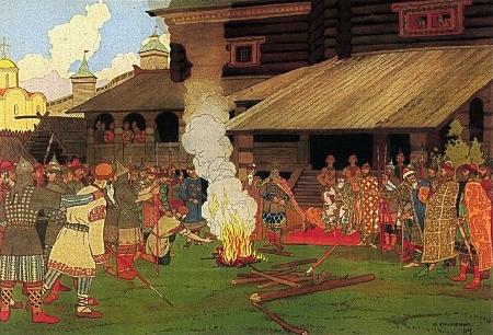 Ivan Bilibin Justice of the Rus oil painting picture